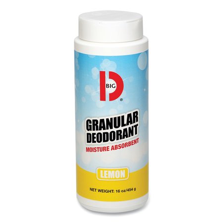 BIG D Granular Deodorant, Lemon, 16 oz, Shaker Can, PK12 015000